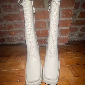 Jeffrey Campbell Ivory Testino Boot
